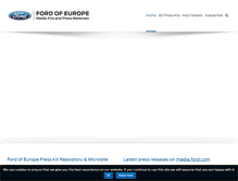 Tablet Screenshot of fordmedia.eu